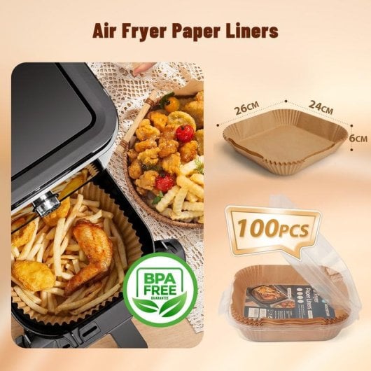 Fritadeira de ar COSORI Dual Blaze Twinfry Chef Edition 10 L 2800W com dupla cesta e ecrã tátil