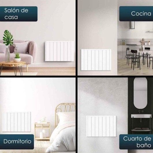 Emisor Térmico YOEVU TRIAC Aluminio Control Wifi Pantalla Digital  Programación Semanal