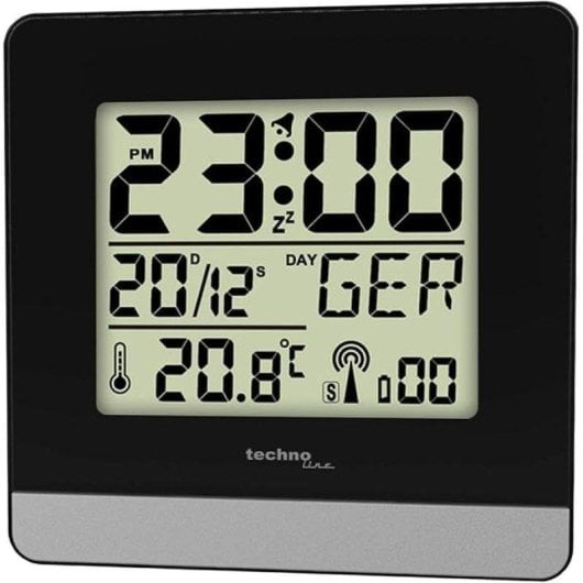 Despertador TECHNOLINE WT260 radio controlado, calendario, temperatura y alarma