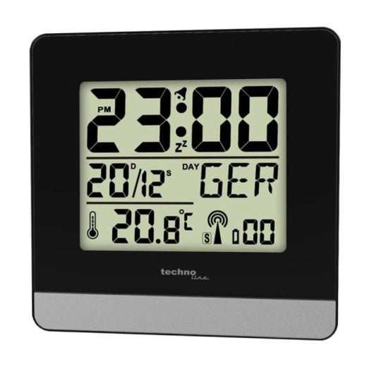Despertador TECHNOLINE WT260 radio controlado, calendario, temperatura y alarma