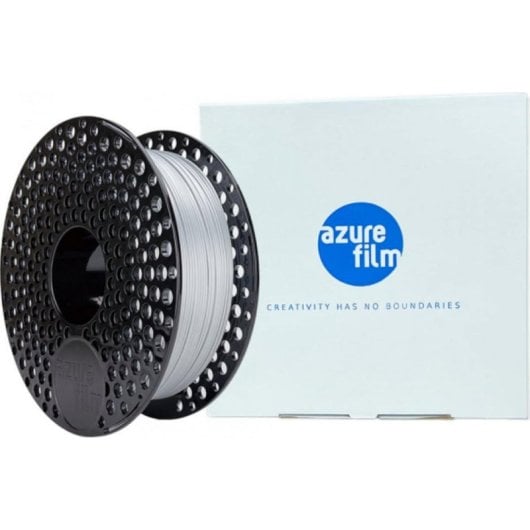 Filament PLA AzureFilm FL171-9007 Gris/Argenté 1,75 mm Finition soie Brillant