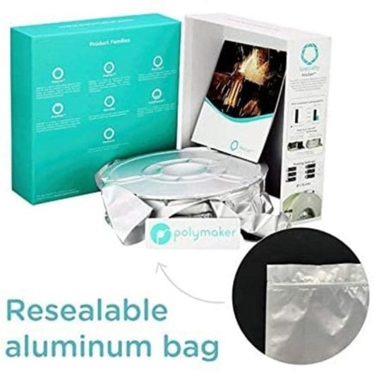 Filamento Castable Polymaker PJ03001 Natural 1,75 mm 750 g Fácil Fundição