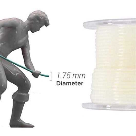 Filamento Castable Polymaker PJ03001 Natural 1,75 mm 750 g Fácil Fundição