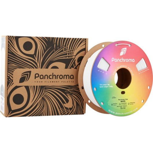 Filamento PLA Polymaker Panchroma Basic Blanco 1,75 mm Alta Velocidad