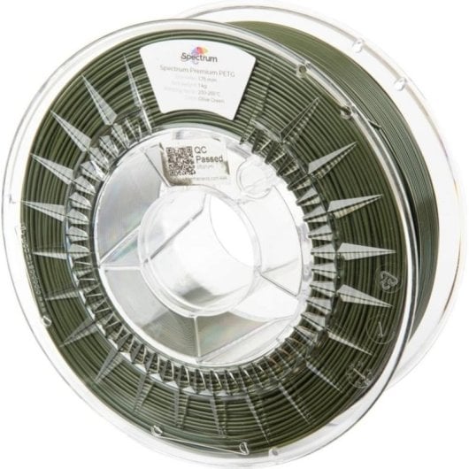 Filament PETG Spectrum 80603 Vert 1,75 mm Résistance Température Transparence