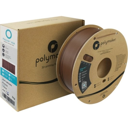 Filament ASA Polymaker PF01032 Marron 1,75 mm Résistant UV Propriétés Mécaniques