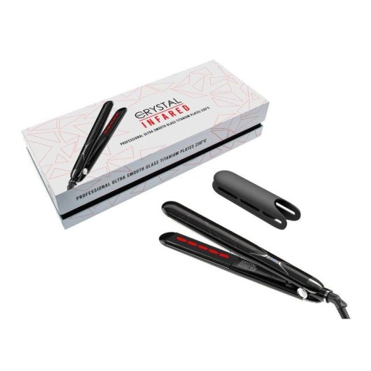 Plancha de pelo By AGV Crystal Infrared placas 25 mm infrarrojos digital