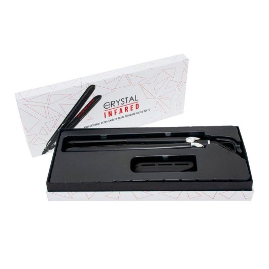 Plancha de pelo By AGV Crystal Infrared placas 25 mm infrarrojos digital