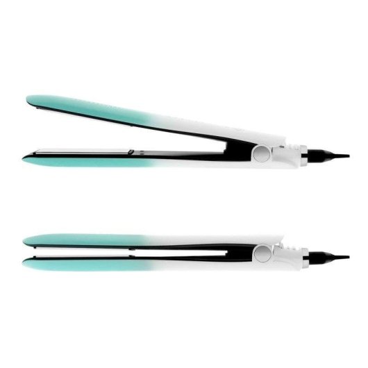 Prancha de Cabelo Titânio Cerâmica Profissional By AGV Inspire Ice Blue 230ºC 10 Definições Iónica Desligar Automático Azul