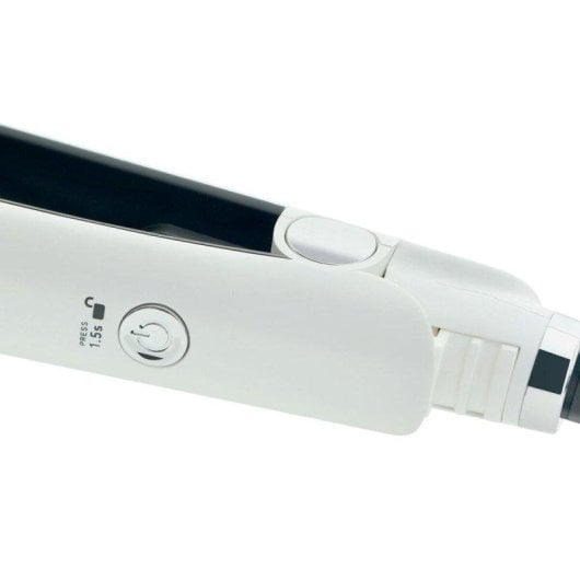 Plancha de pelo By AGV Inspire Ice Blue titanio cerámica 25 mm antiencrespamiento