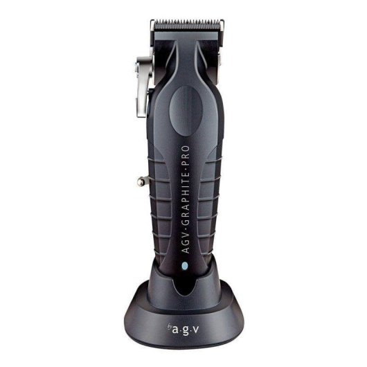 Aparador de Barba Facial By AGV Graphite Pro Recarregável 5h 6 Pentes Leve Ergonómico