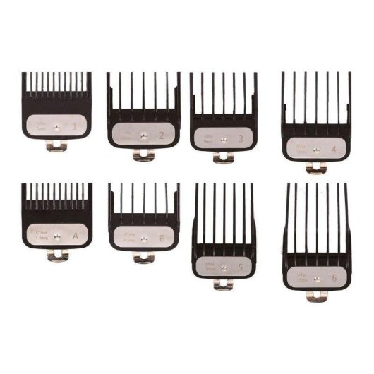 Aparador de Barba Facial By AGV Graphite Pro Recarregável 5h 6 Pentes Leve Ergonómico