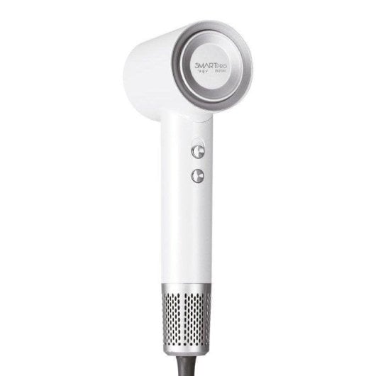 Secador de Cabelo Iónico Profissional By AGV Smart Pro 1800W 3 Temperaturas 2 Velocidades Digital Branco