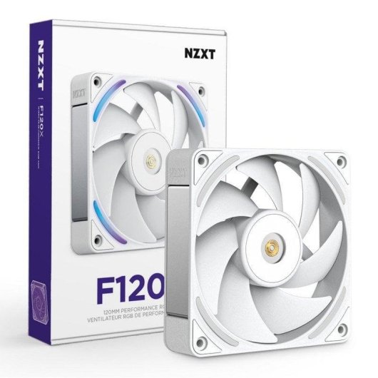 Ventilador suplementario NZXT F120X 120 mm 3100 RPM con RGB multicolor PWM