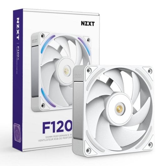 Ventilatore supplementare NZXT F120X 120mm 3100RPM PWM LED RGB bianco