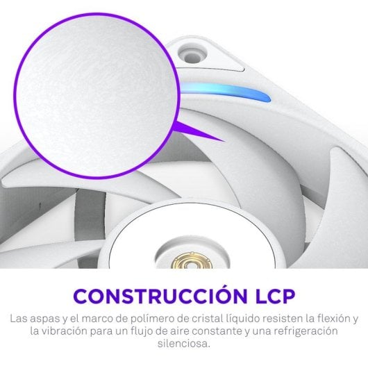 Ventilador suplementario NZXT F120X 120 mm 3100 RPM con RGB multicolor PWM