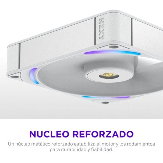 Ventilador suplementario NZXT F140X 140 mm 2400 RPM RGB PWM multicolor