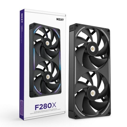 Ventilateur supplémentaire NZXT F280X 280mm 2400RPM RGB Multi 7 pales