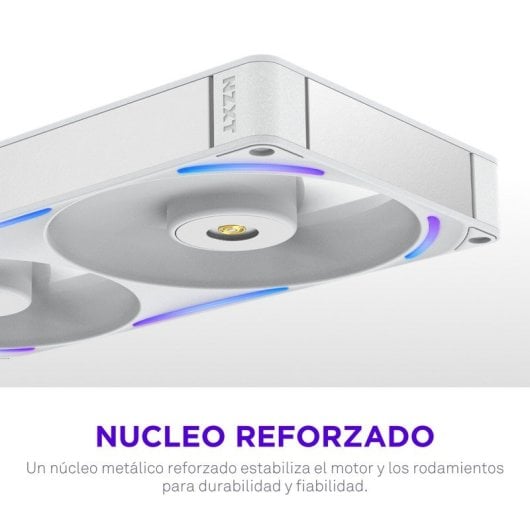 Ventilador suplementario NZXT F280X 280 mm 2400 RPM RGB blanco 2x140 mm