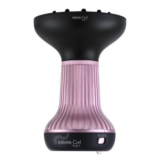 Secador de Cabelo Dobrável Iónico By AGV Infinite Curl 800W 3 Temperaturas 2 Velocidades Difusor Integrado Violeta