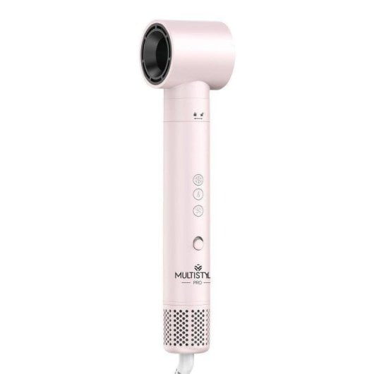 Secador de Cabelo Iónico By AGV Multistyler 6 em 1 1500W 3 Temperaturas 2 Velocidades com Acessórios Preto