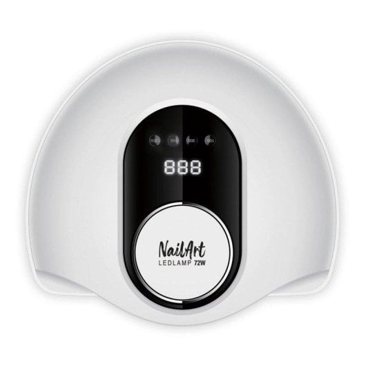 Secador de Uñas By AGV Nailart LED Pro 72W 42 LEDs Sensor Automático Negro