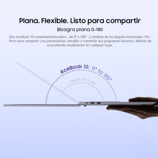 Blackview Acebook 10 16gb 512gb Ssd Windows 11 Pro Intel N150  Gráficos Intel  Pantalla 18,5" Wi-fi 6 Gris