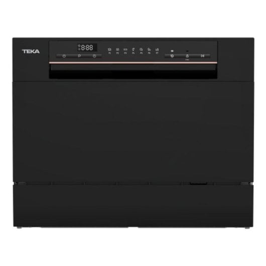 Lavavajillas Teka LC 24700 BK 6 Cubiertos Clase F Compacto Extra Silencioso
