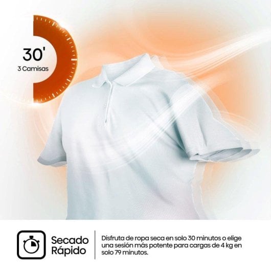 Secadora de bomba de calor Hisense DHQE900UWDC 9 kg Clase D antihuellas Allergy Care