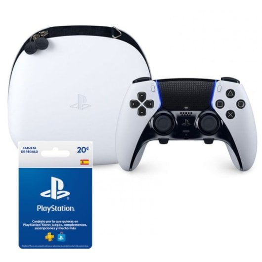 Sony DualSense Edge PS5 + Sony Tarjeta Prepago Recarga Monedero de 20€ para PlayStation Store