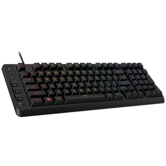 Teclado HyperX Eve 1800 de membrana compacto Layout ES RGB teclas multimédia