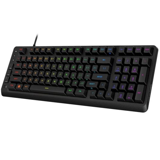 Teclado HyperX Eve 1800 de membrana compacto Layout ES iluminación RGB y teclas multimedia