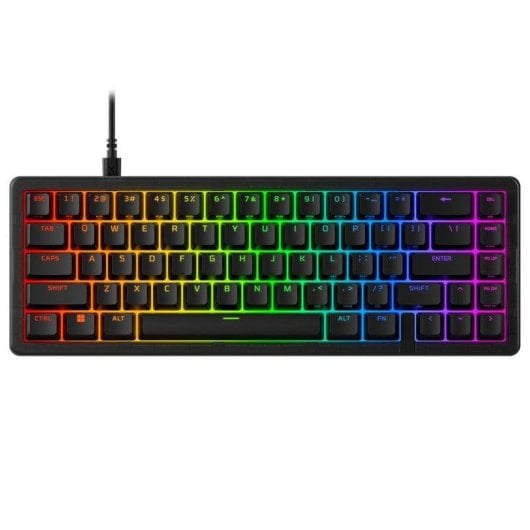 Tastiera HyperX Alloy Origins 2 65% compatta Hot-Swappable RGB switch red Layout ES
