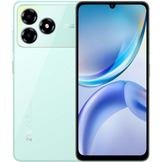 ZTE Blade A36 4GB 64GB 6.75" HD+ 90Hz 4G Dual SIM Batería 5000mAh Android V Verde