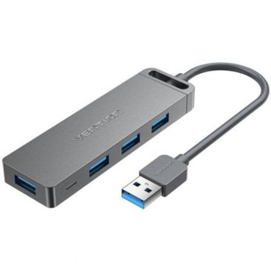 Hub Vention 4 porte USB 3.0 5 Gbps CHLHB alimentazione MicroUSB