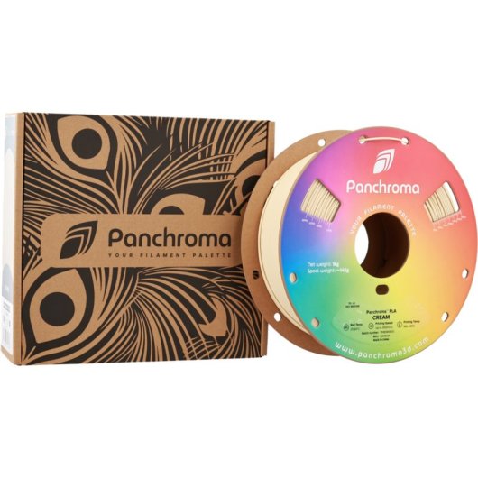 Filamento PLA Polymaker Panchroma Basic Beige 1,75 mm Alta Velocidad Fácil Impresión