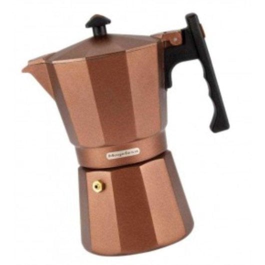 Máquina de café italiana Magefesa Jamaica 12 xícaras alumínio baquelite indução