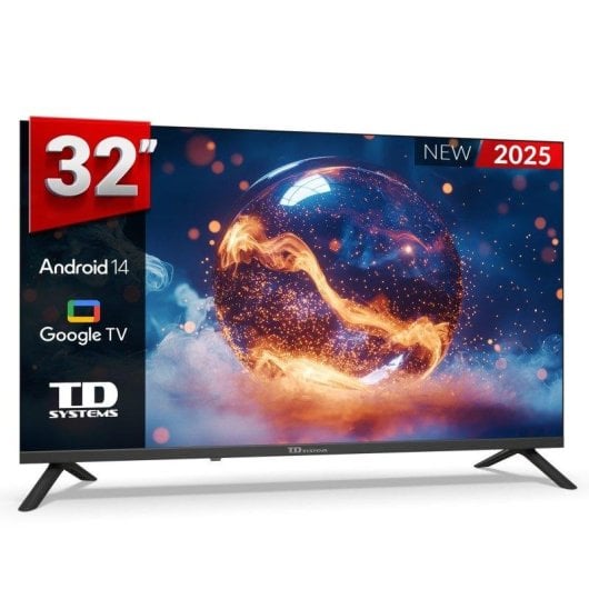 TV TD Systems DLED M32C21GLE 32" HD Ready Smart TV Android 14