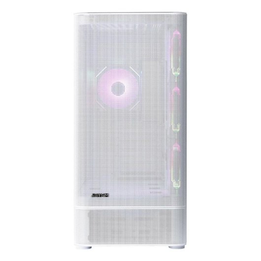 Carcasa ATX Abysm Danube Sava H500 II Air Blanca 4 Ventiladores ARGB Cristal Templado