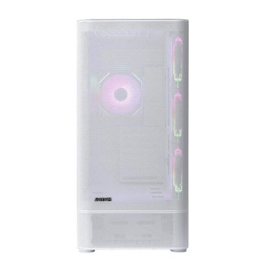 Carcasa ATX Abysm Danube Sava H500 II Air Blanca 4 Ventiladores ARGB Cristal Templado