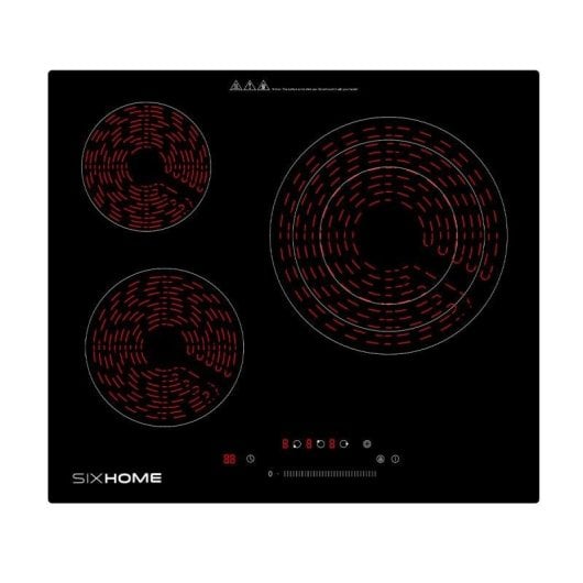 Placa vitrocerámica SIXHOME SXHPV60N1 60 cm 3 zonas Control táctil