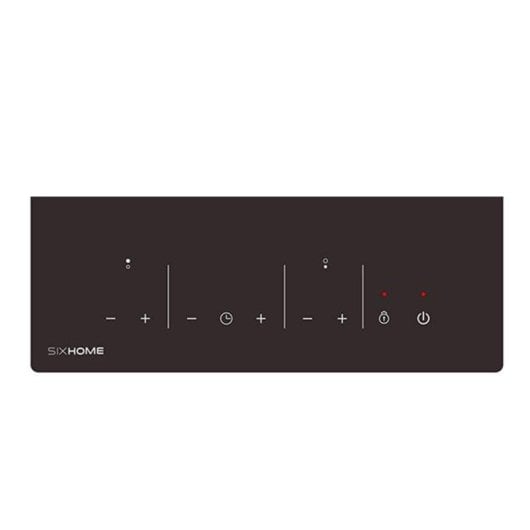 Placa vitrocerámica SIXHOME SXHPV30N 30 cm 2 zonas control táctil 9 niveles