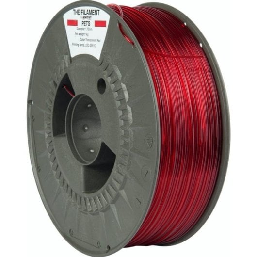 Filamento PETG The Filament TF-24028 Rosso 1,75 mm Bobina Riciclata Facile Stampa