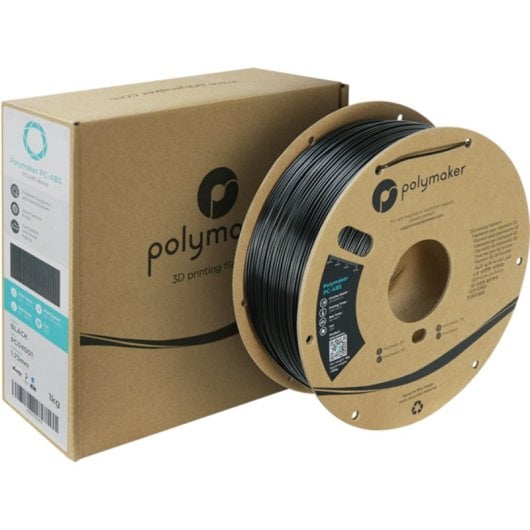 Filamento PC-ABS Polymaker PC04001 Nero 1,75 mm Alta Resistenza Calore