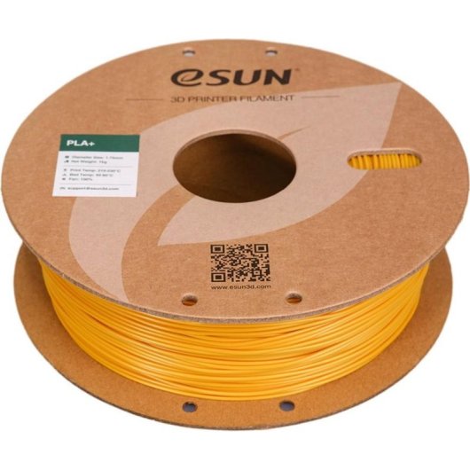 Filamento PLA+ eSUN PLA+175J1P1 Oro 1,75 mm Bobina Alta Tenacità
