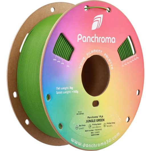 Filament PLA Polymaker Panchroma CA19013 Grün 1,75 mm High-Speed Kompatibel Bambu Lab AMS