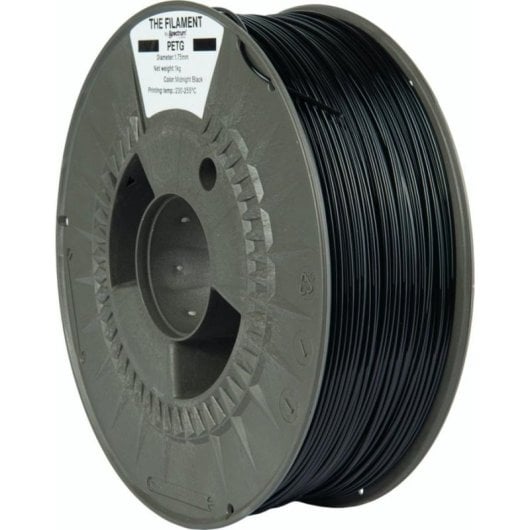 Filament PETG The Filament TF-24015 Schwarz 1,75 mm Recycelte Spule Einfache Anwendung