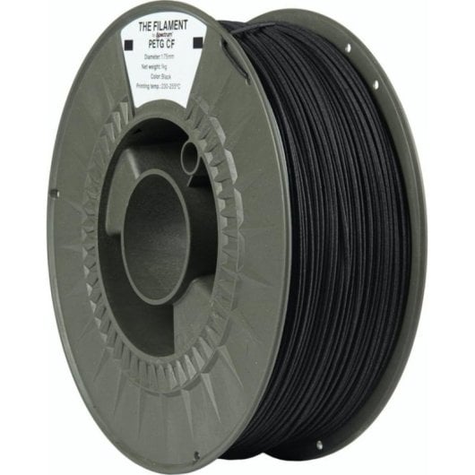 Filamento PETG The Filament TF-24108 Nero 1,75 mm Fibra di Carbonio