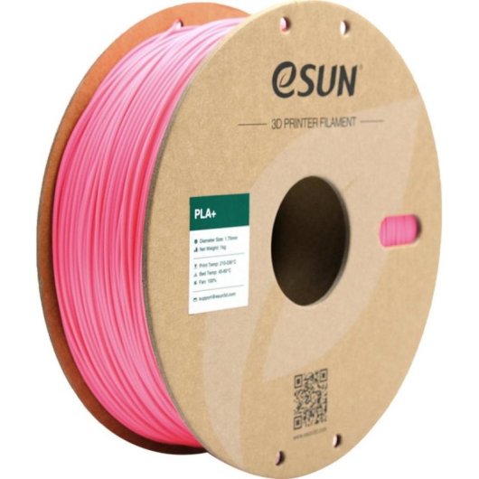 Filamento PLA+ eSUN PLA+175P1P1 Rosa 1,75 mm Alta Tenacidad Bobina Vacuum