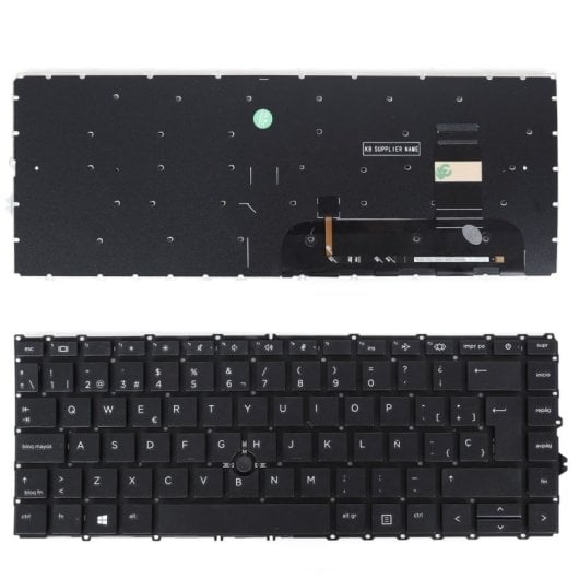 Teclado Para Portátil Hp Elitebook 840 G7 840 G8 845 G7 845 G8 745 G7 745 G8 L87607-071 M07090-071 Negro
